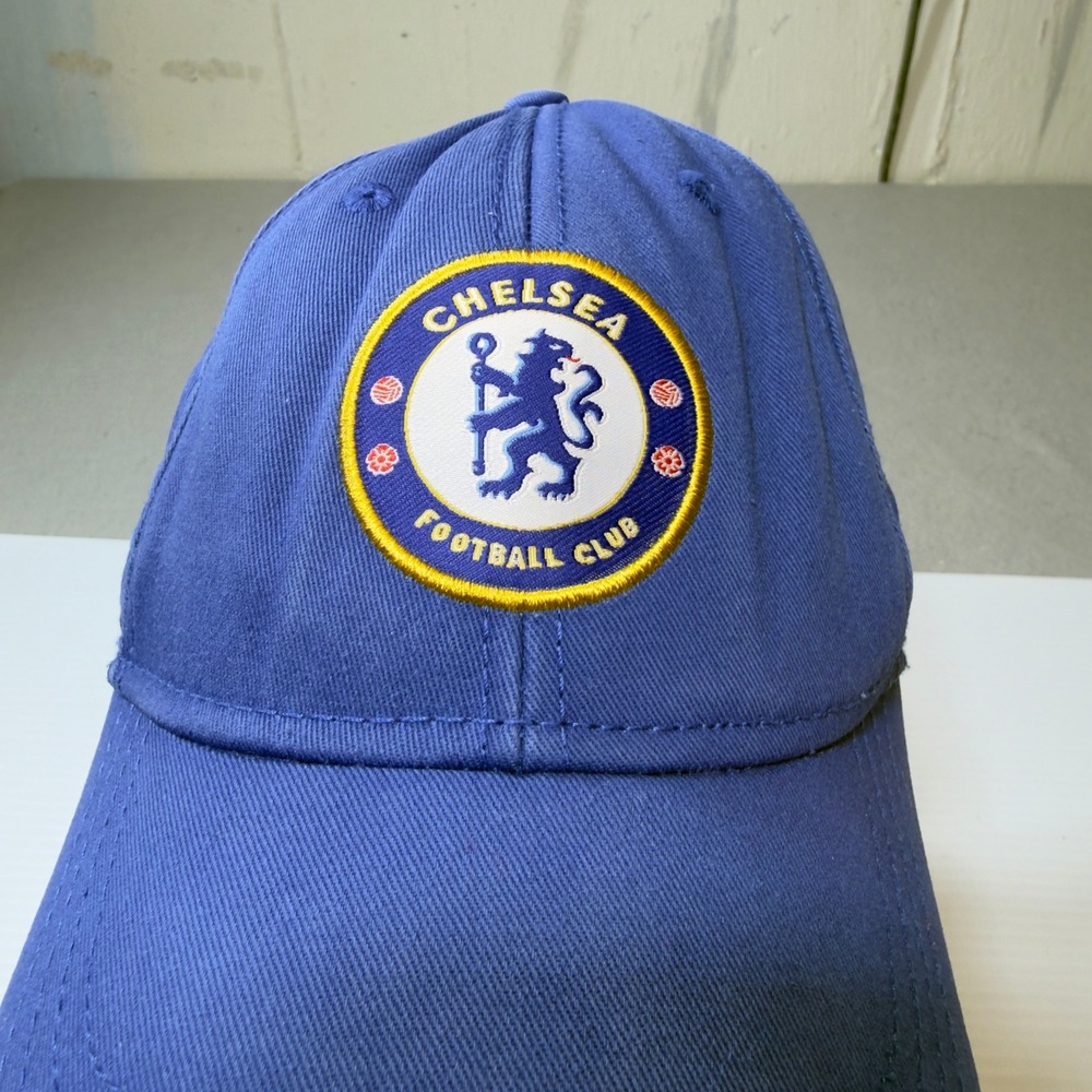 Chelsea Football Club Royal Blue Embroidered Logo‎ Baseball Cap Adult